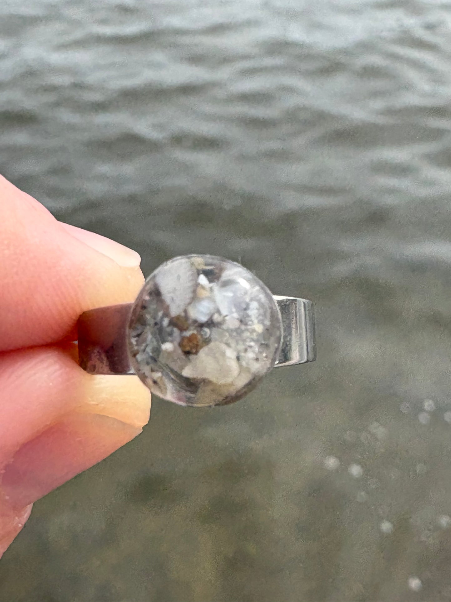 Gulf Coast Crushed Shell Adjustable Ring