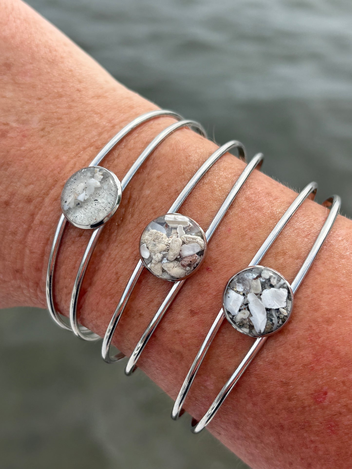 Gulf Coast Crushed Shell Bracelet