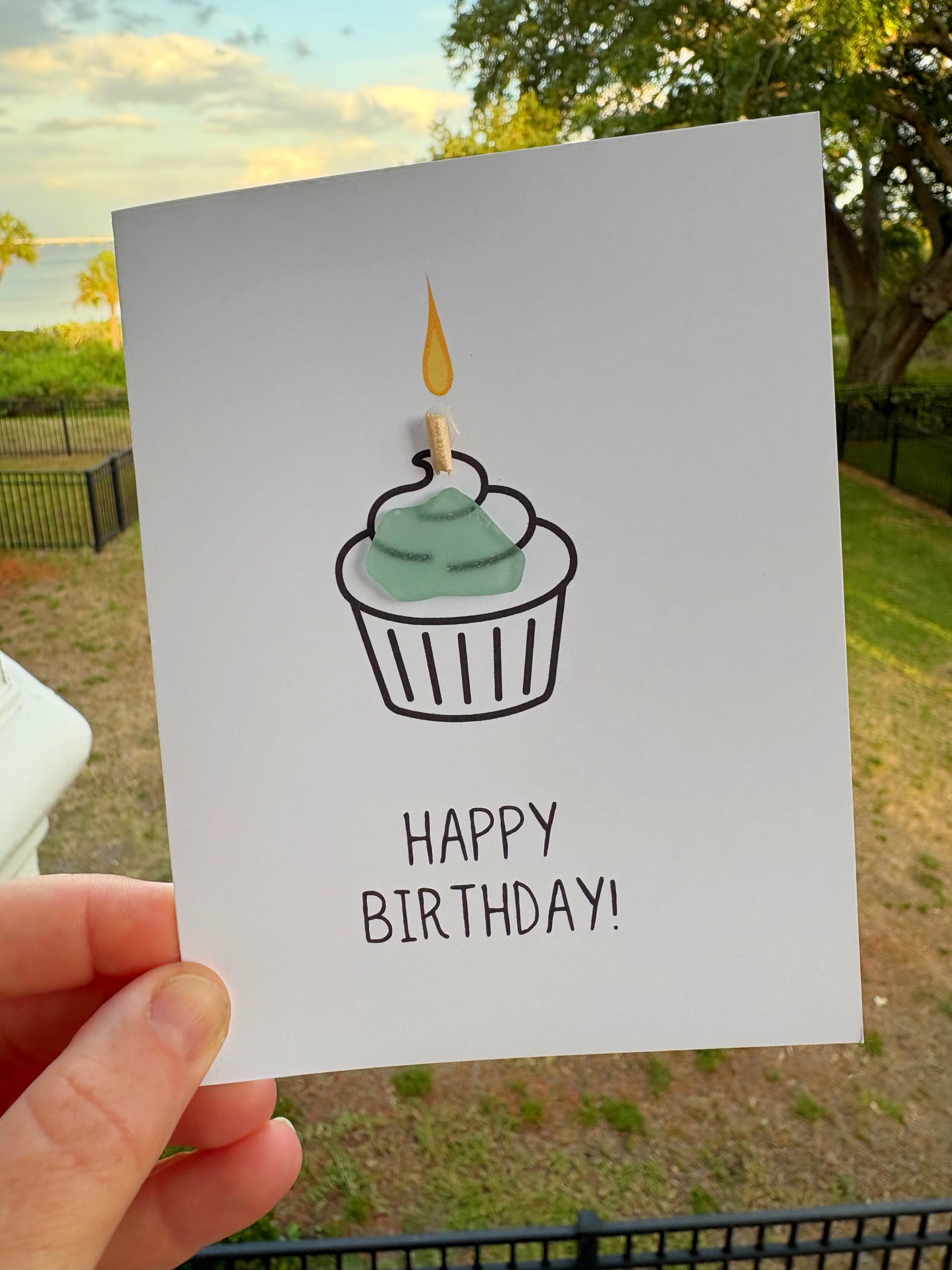 Sea Glass Birthday Cards