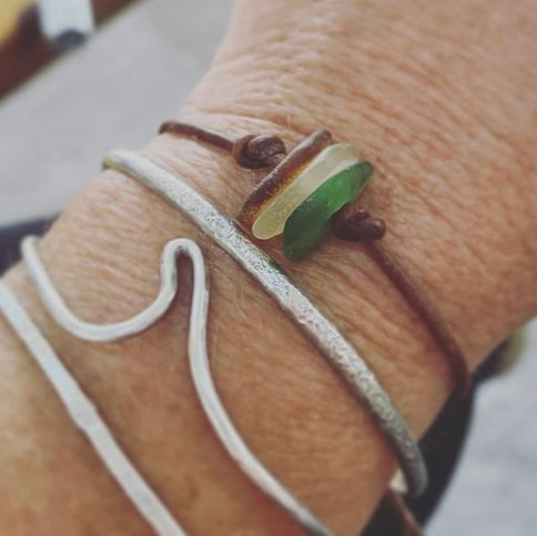 Sterling Silver Wave Cuff Bracelet | Made To Order