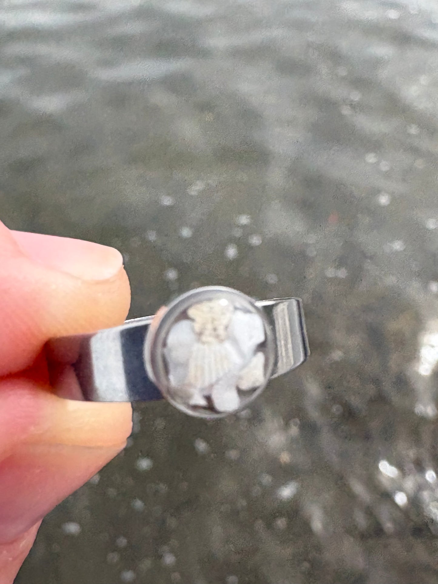 Gulf Coast Crushed Shell Adjustable Ring