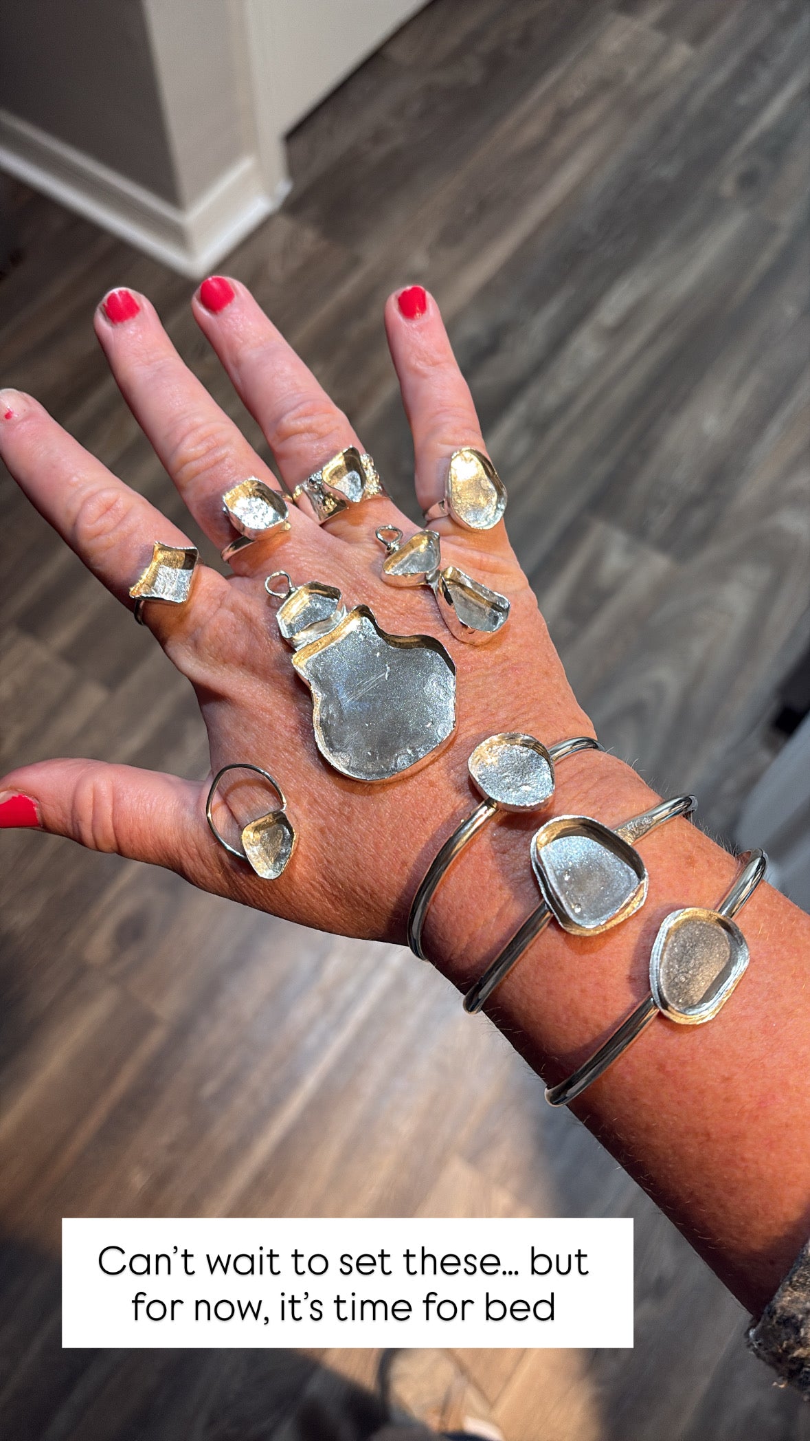 Ocean’s Devotion Cuff | Rare Cobalt Sea Glass