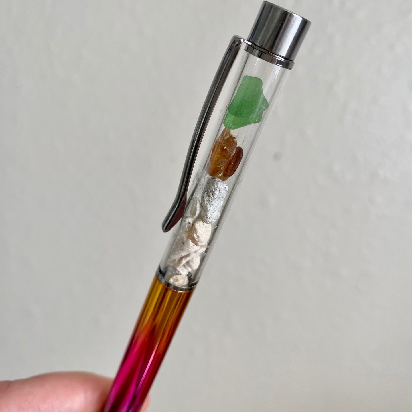 Sea Glass & Shell Pens