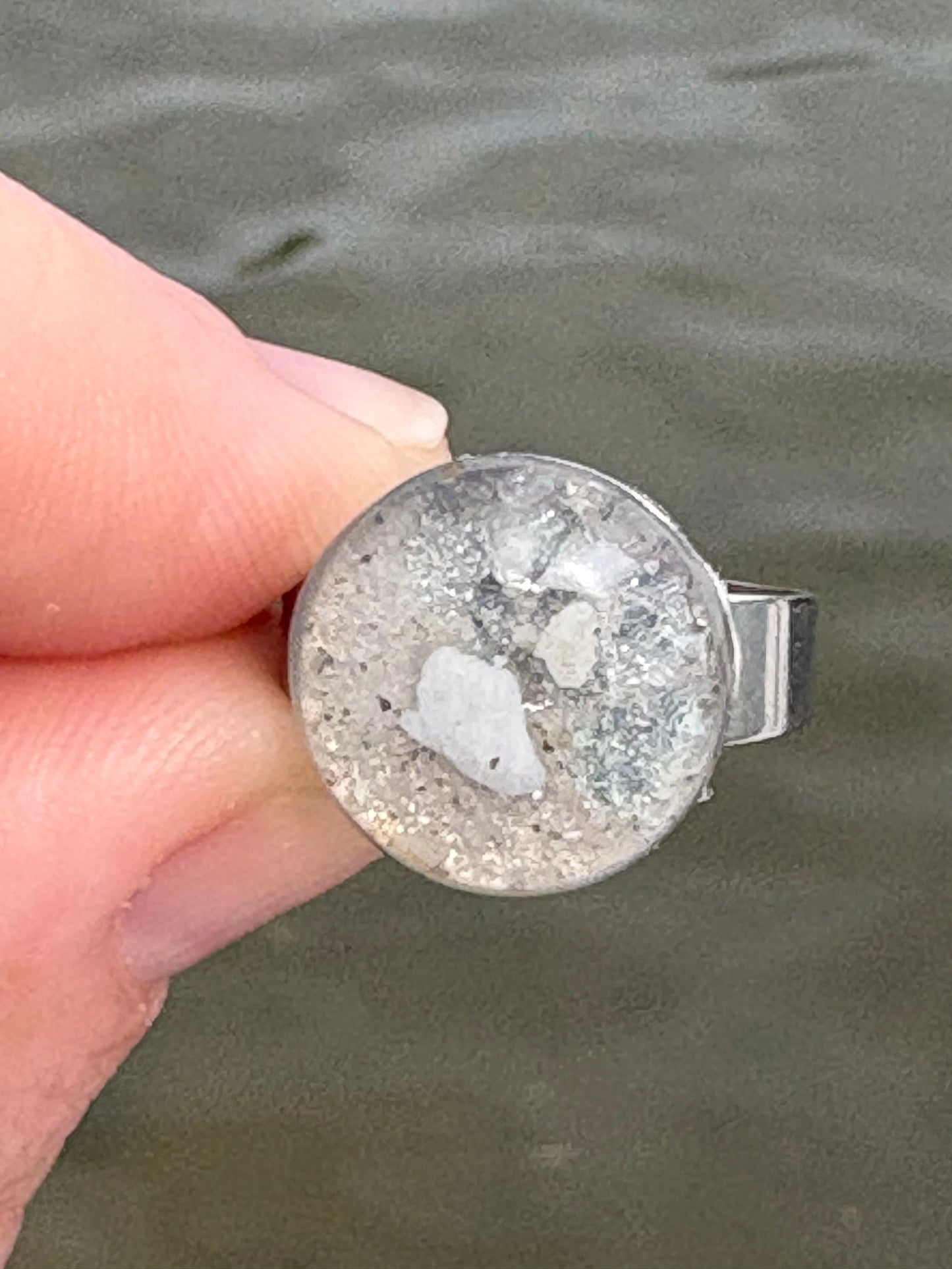 Gulf Coast Crushed Shell Adjustable Ring