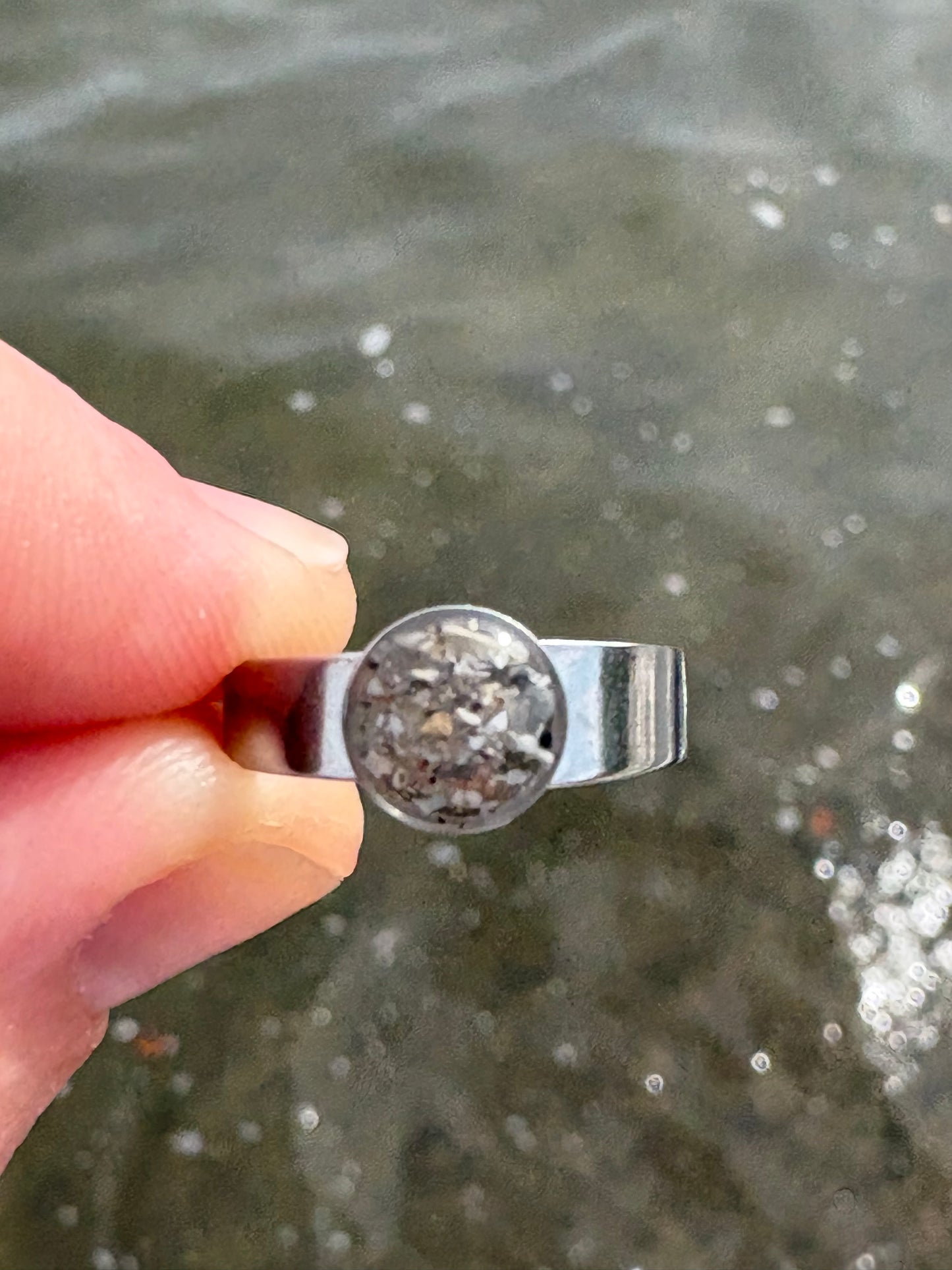 Gulf Coast Crushed Shell Adjustable Ring