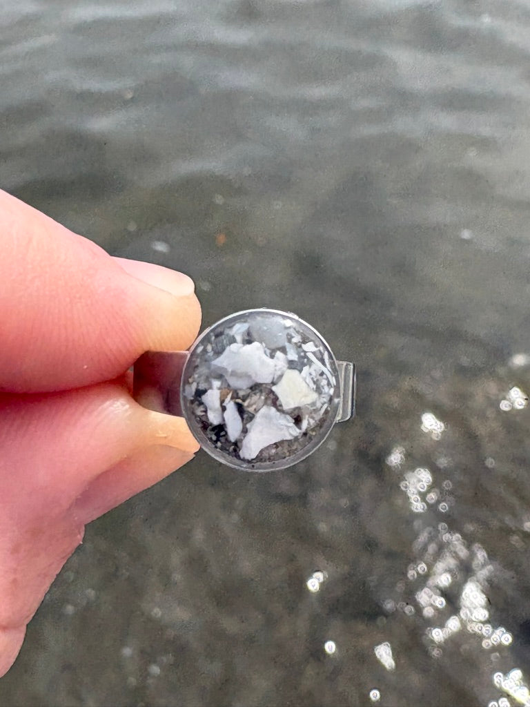 Gulf Coast Crushed Shell Adjustable Ring | Mystery Shell Rings – Just $10!