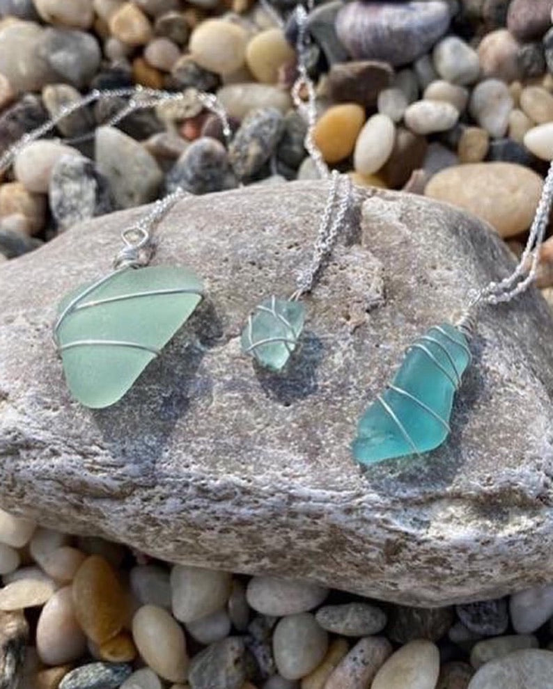 Beginner Wire-Wrapped Sea Glass Necklace Workshop | November 14