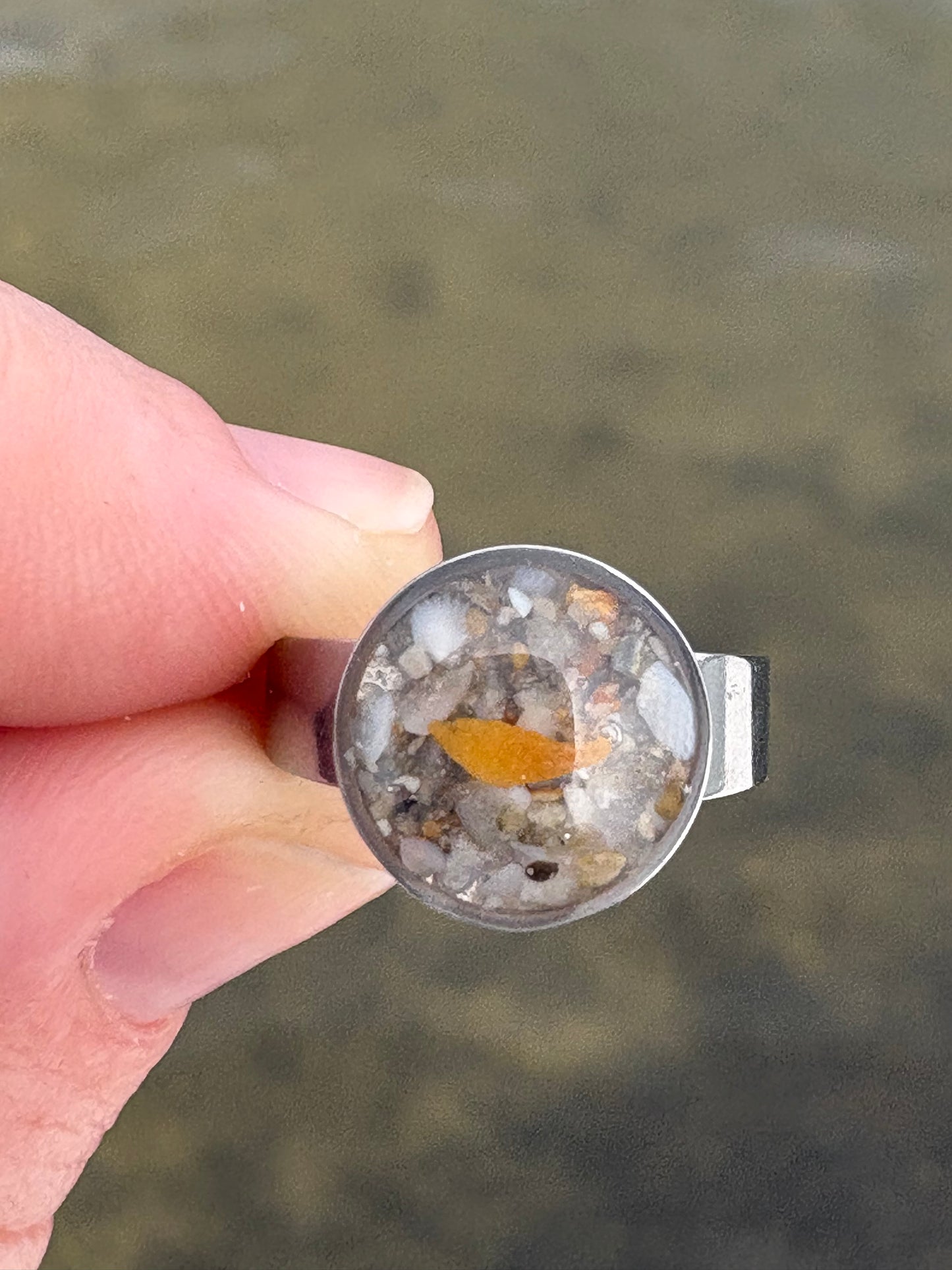 Gulf Coast Crushed Shell Adjustable Ring