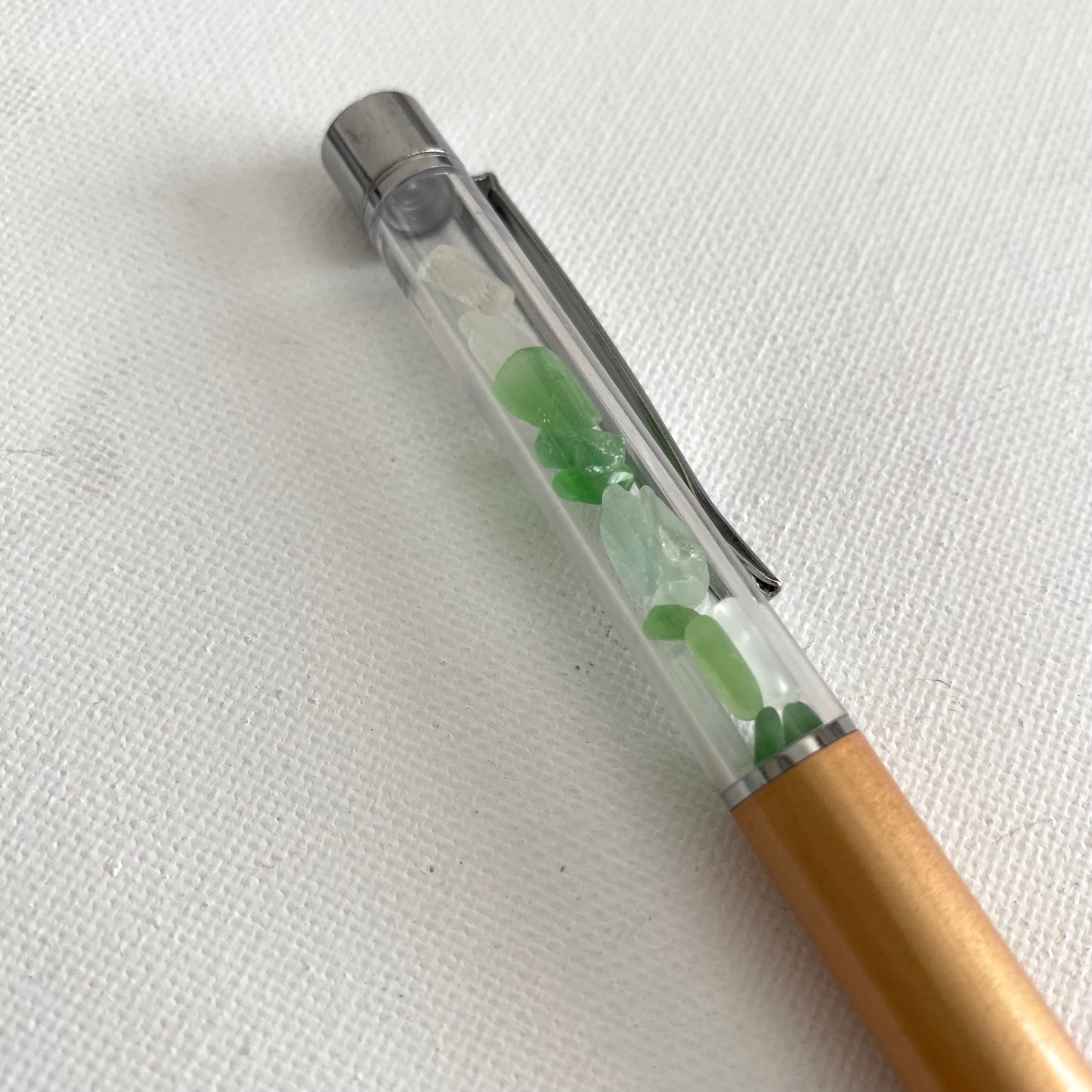 Sea Glass & Shell Pens