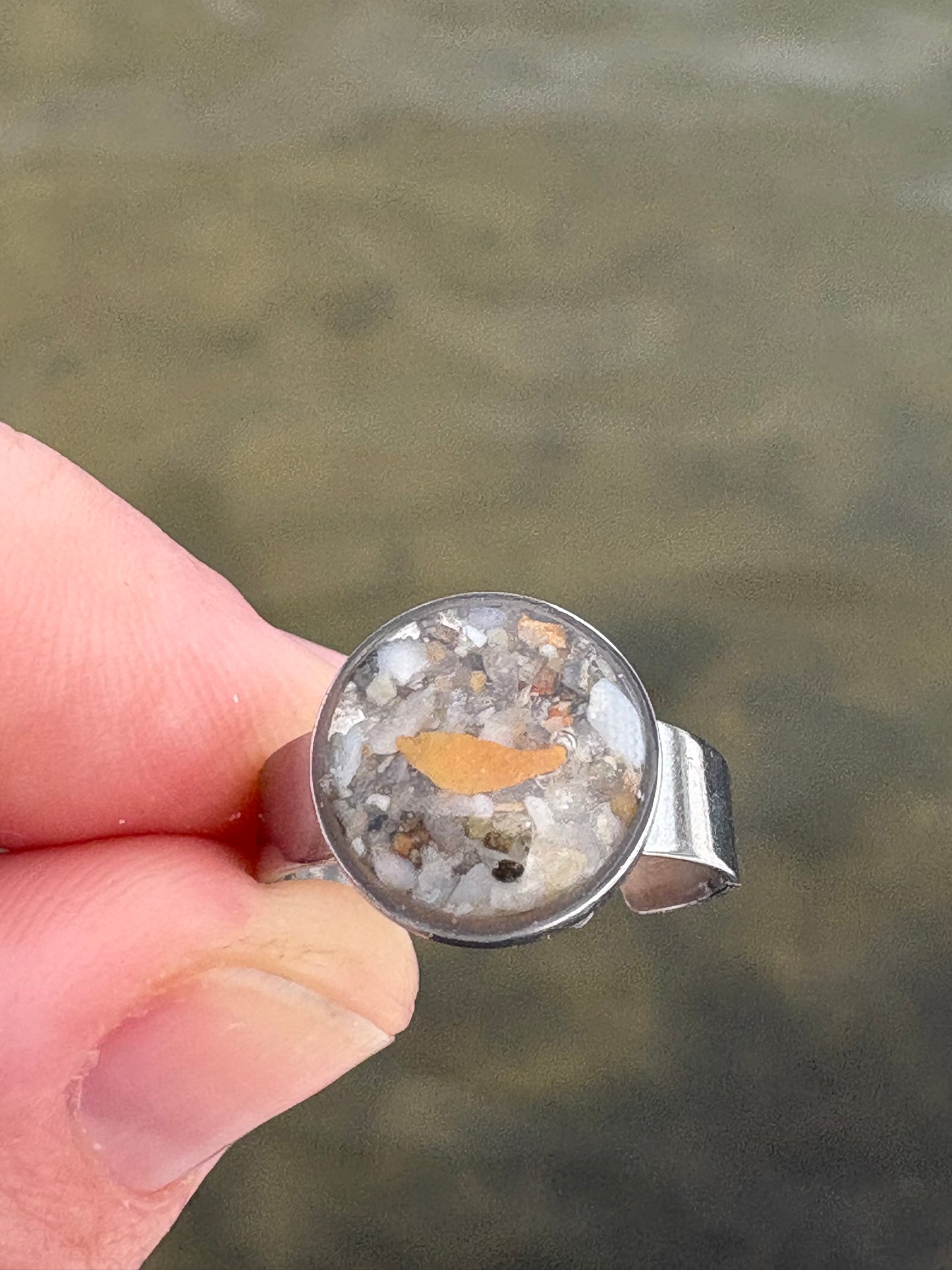 Gulf Coast Crushed Shell Adjustable Ring