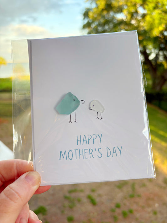 Sea Glass Mother’s Day Greeting Card