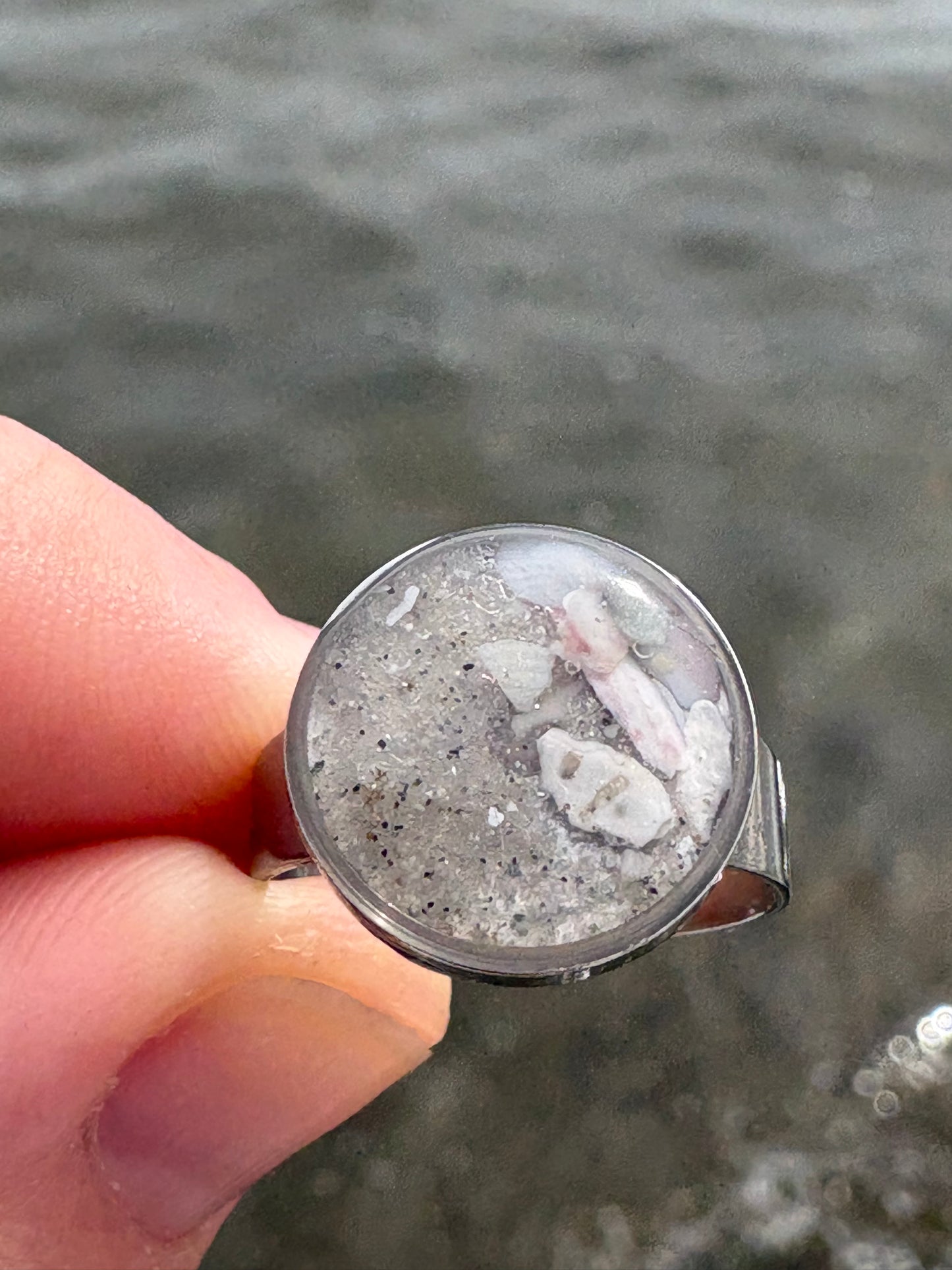 Gulf Coast Crushed Shell Adjustable Ring