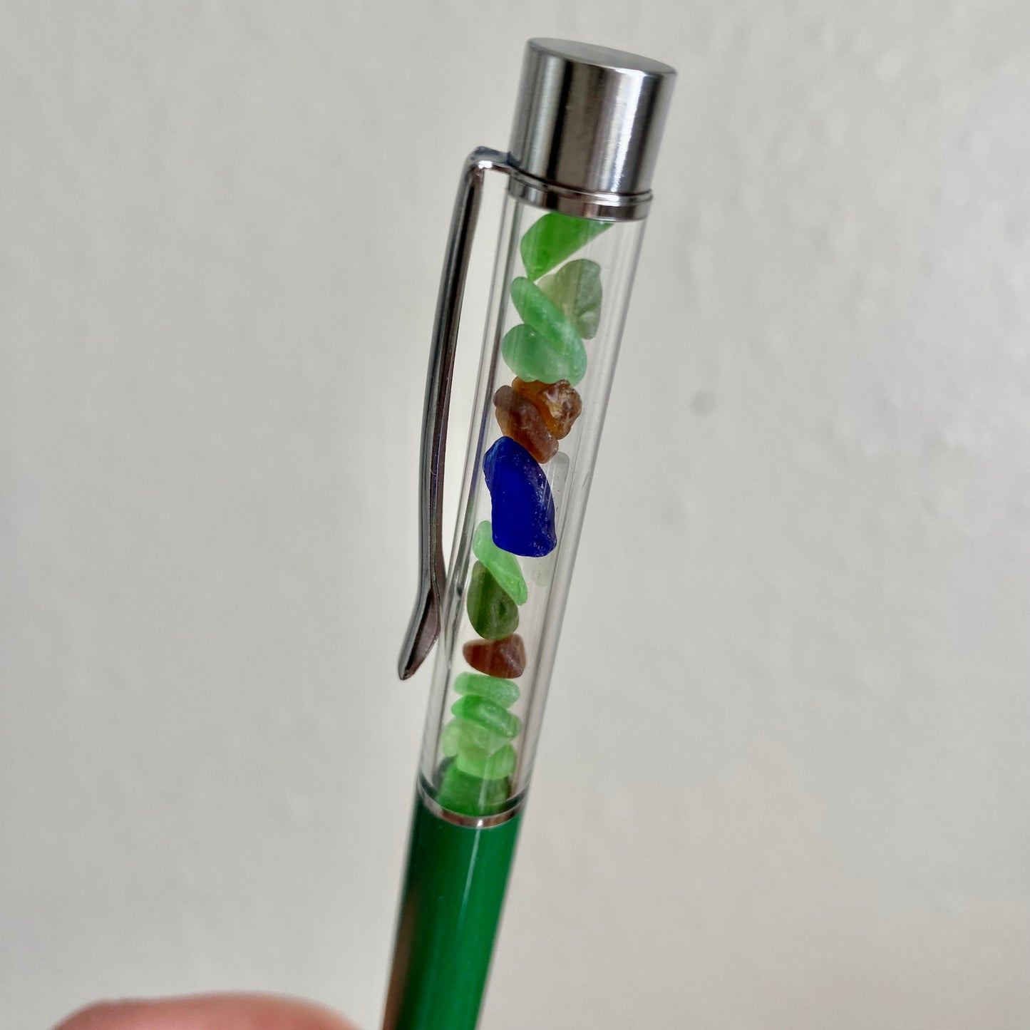 Sea Glass & Shell Pens