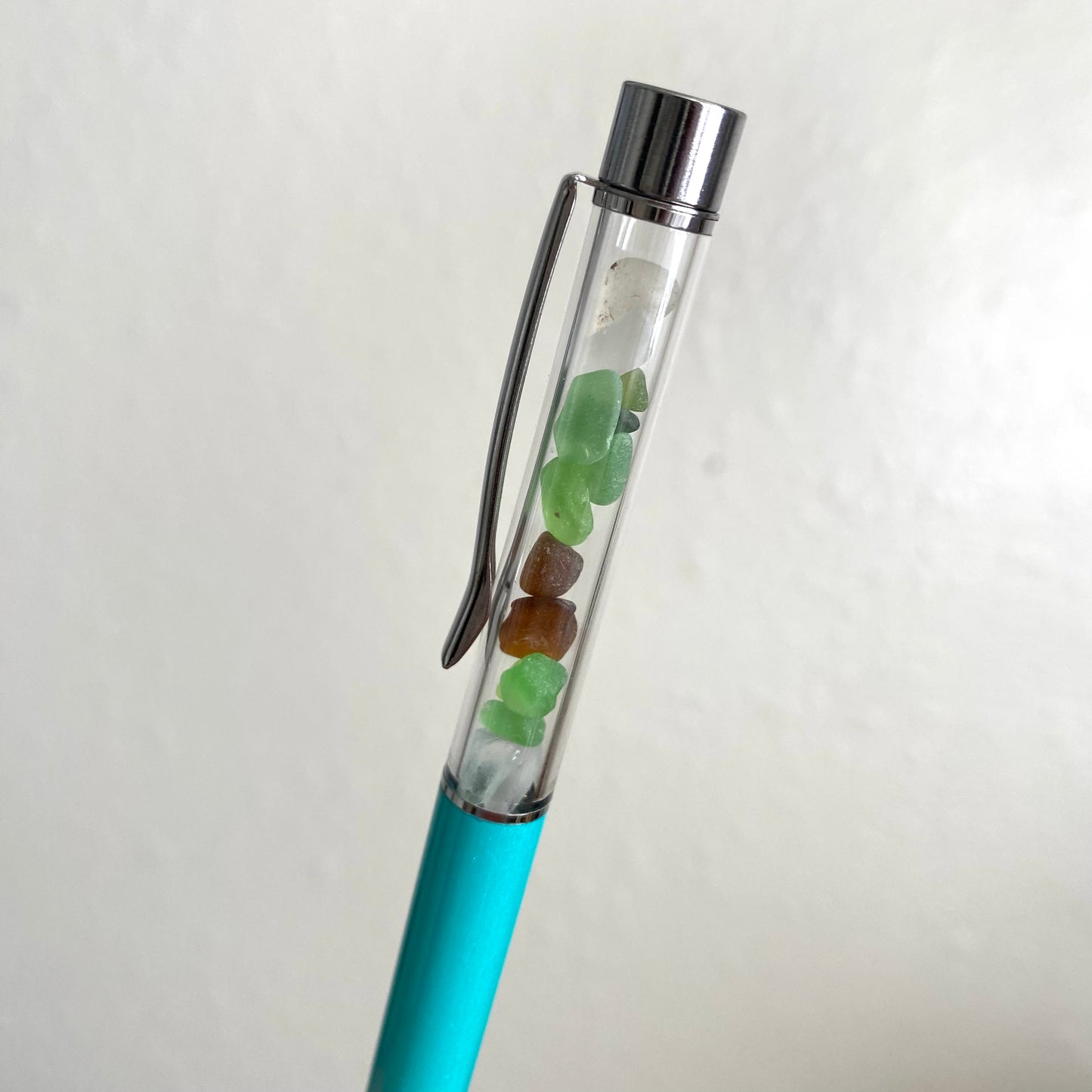 Sea Glass & Shell Pens