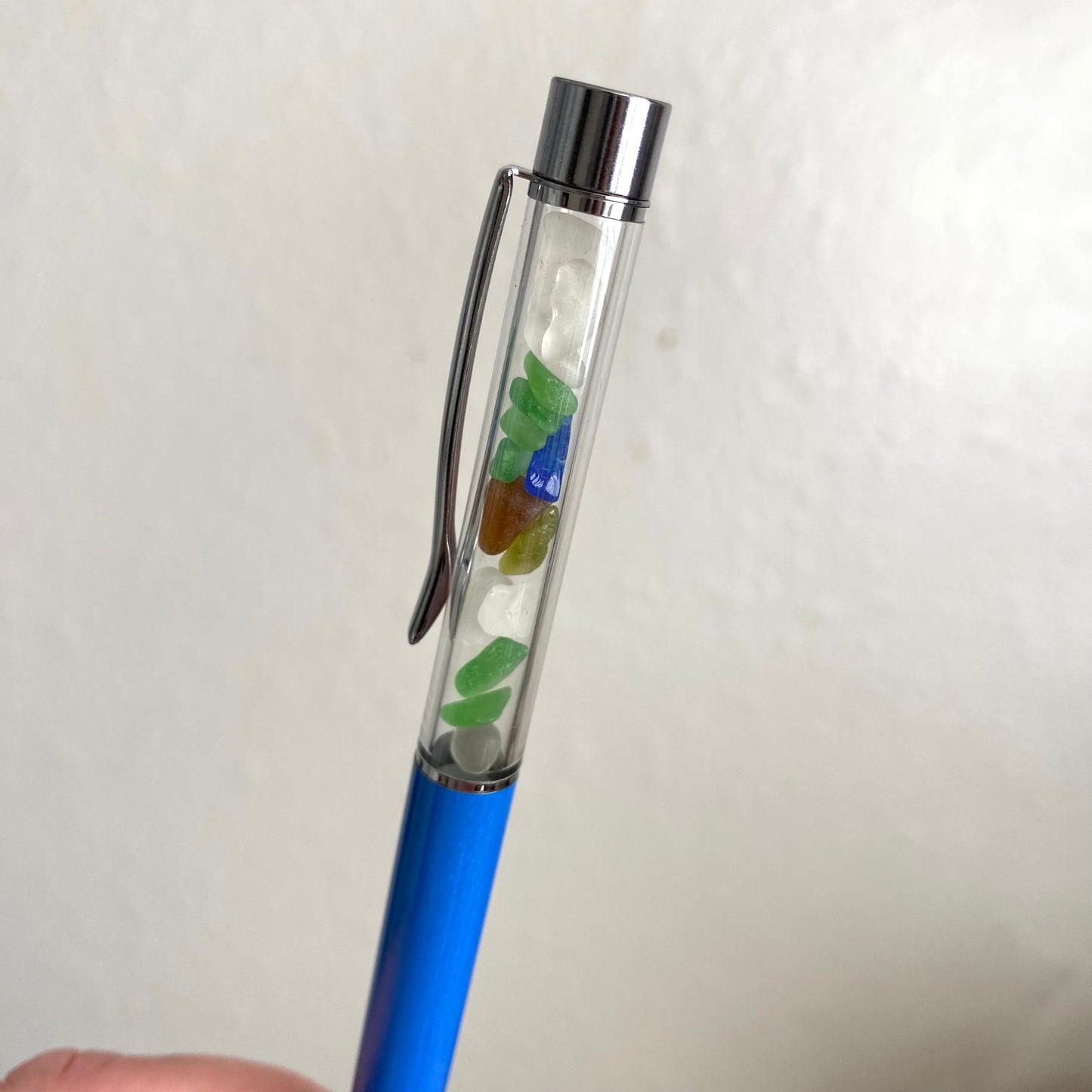 Sea Glass & Shell Pens