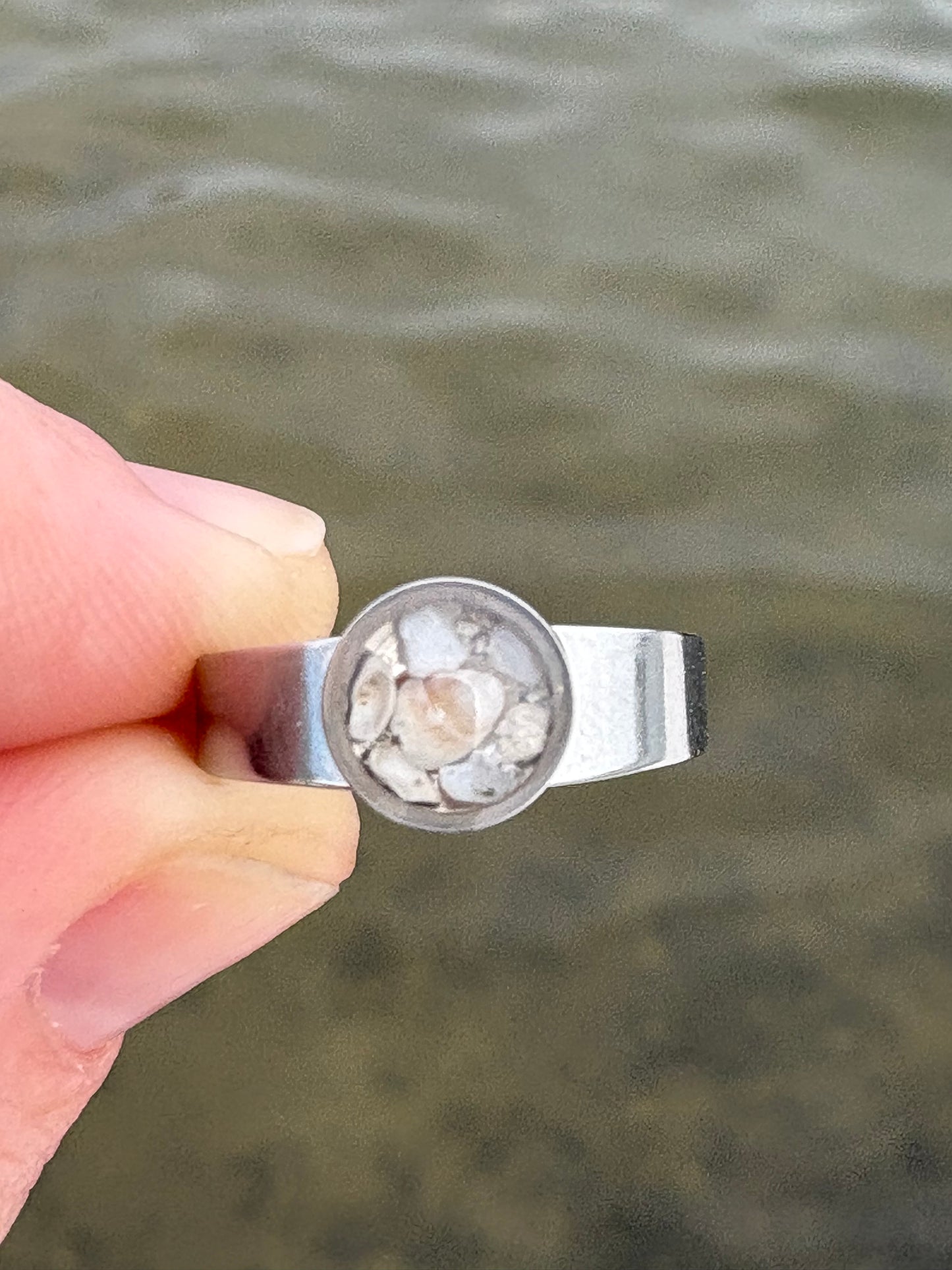Gulf Coast Crushed Shell Adjustable Ring