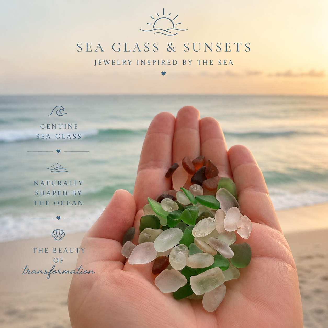 Sea Glass Wish Bracelet | New Beginning