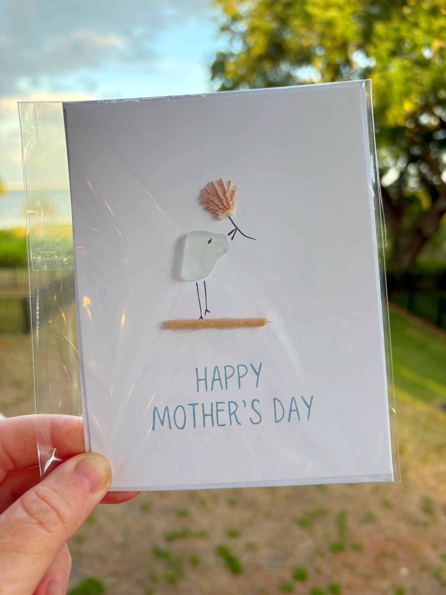 Sea Glass Mother’s Day Greeting Card