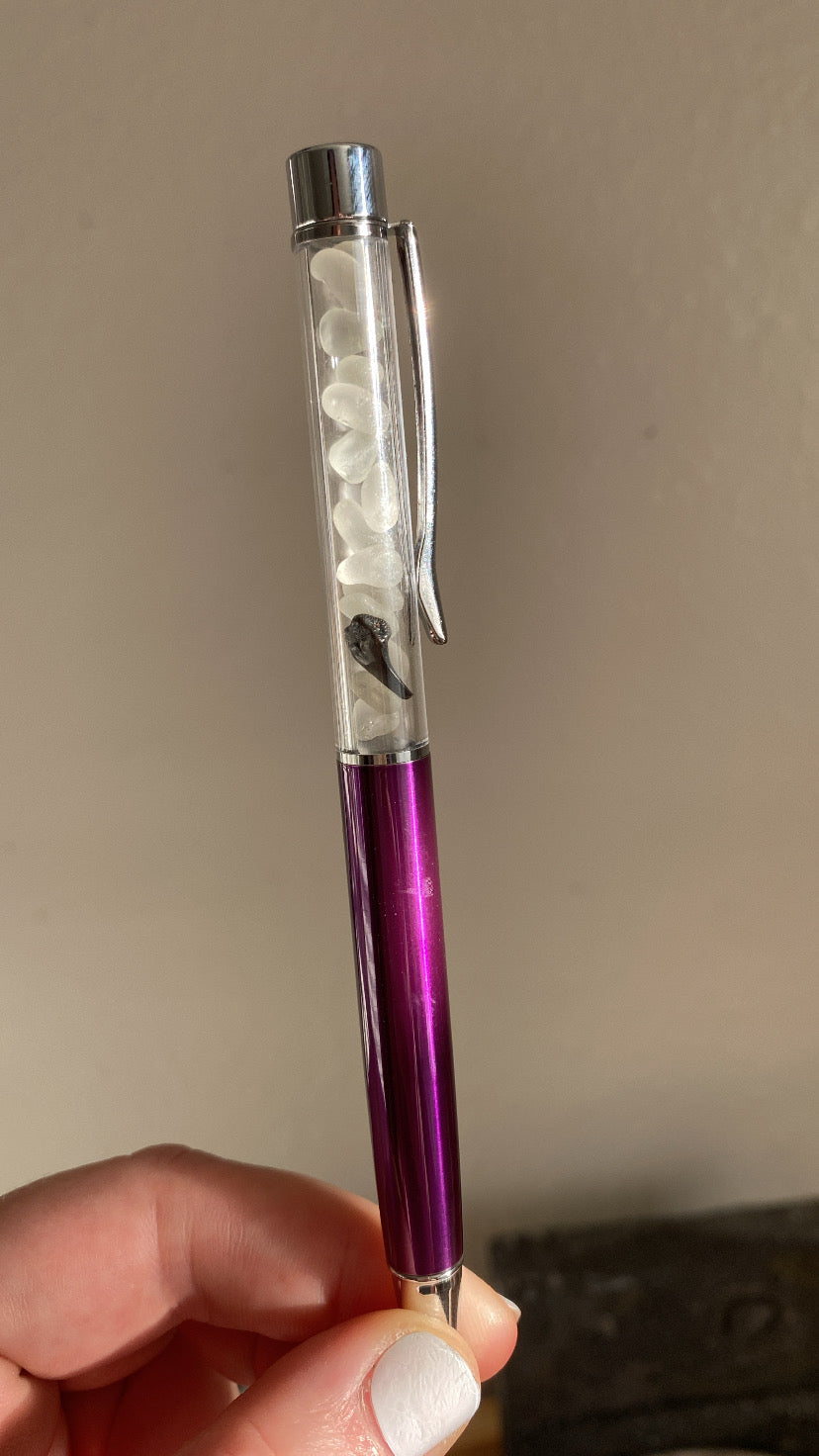 Sea Glass & Shell Pens