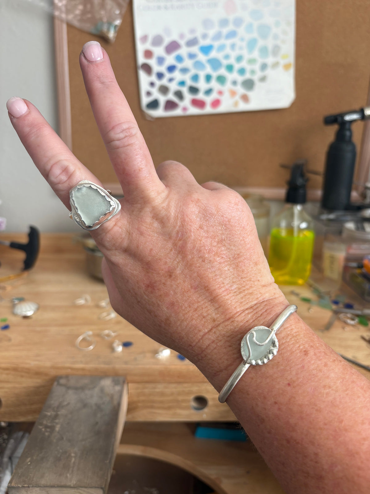 Ride The Wave Cuff Bracelet