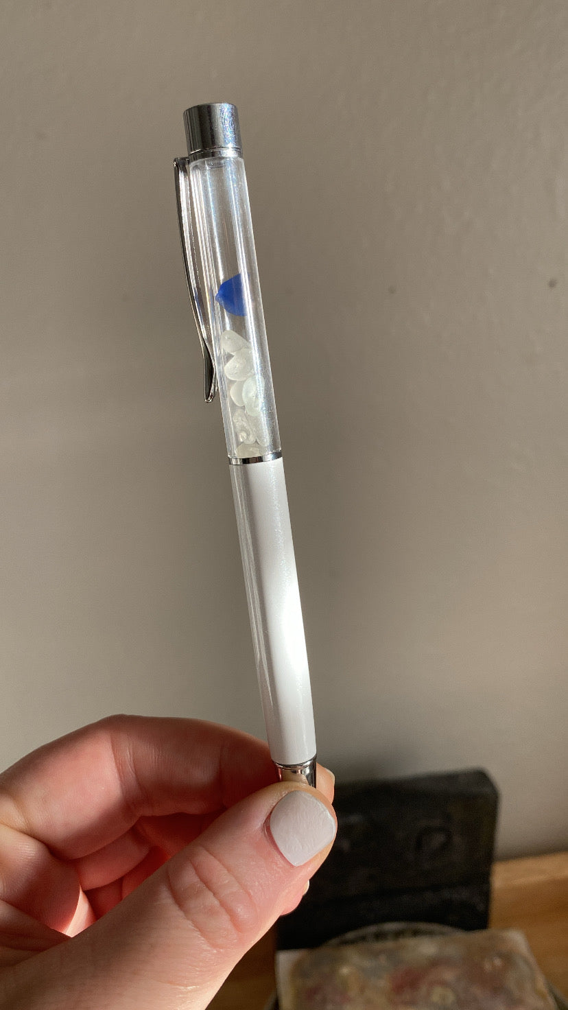 Sea Glass & Shell Pens