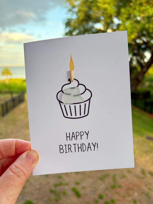 Sea Glass Birthday Cards