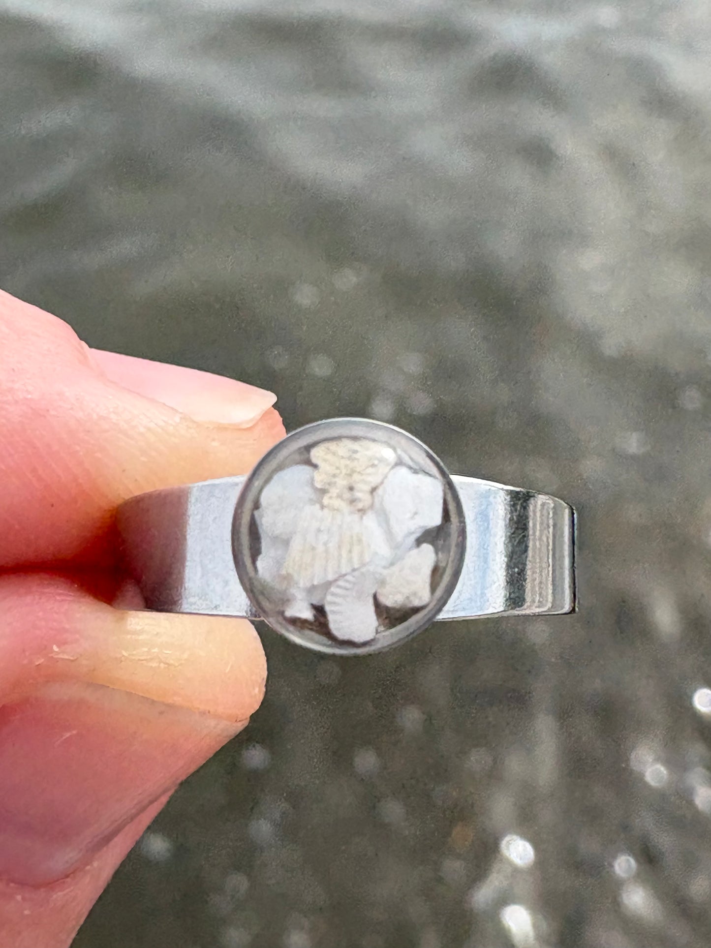 Gulf Coast Crushed Shell Adjustable Ring