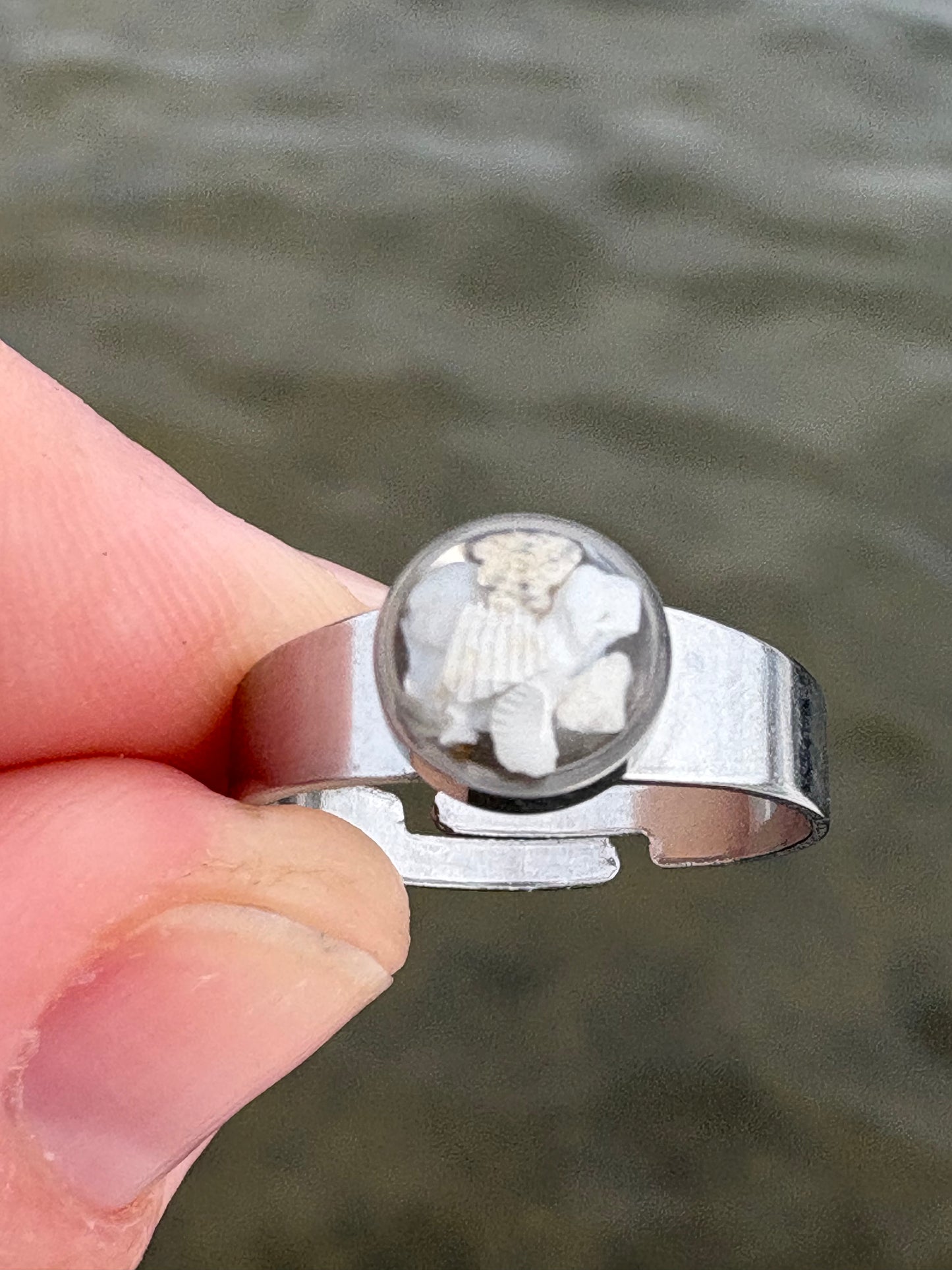 Gulf Coast Crushed Shell Adjustable Ring