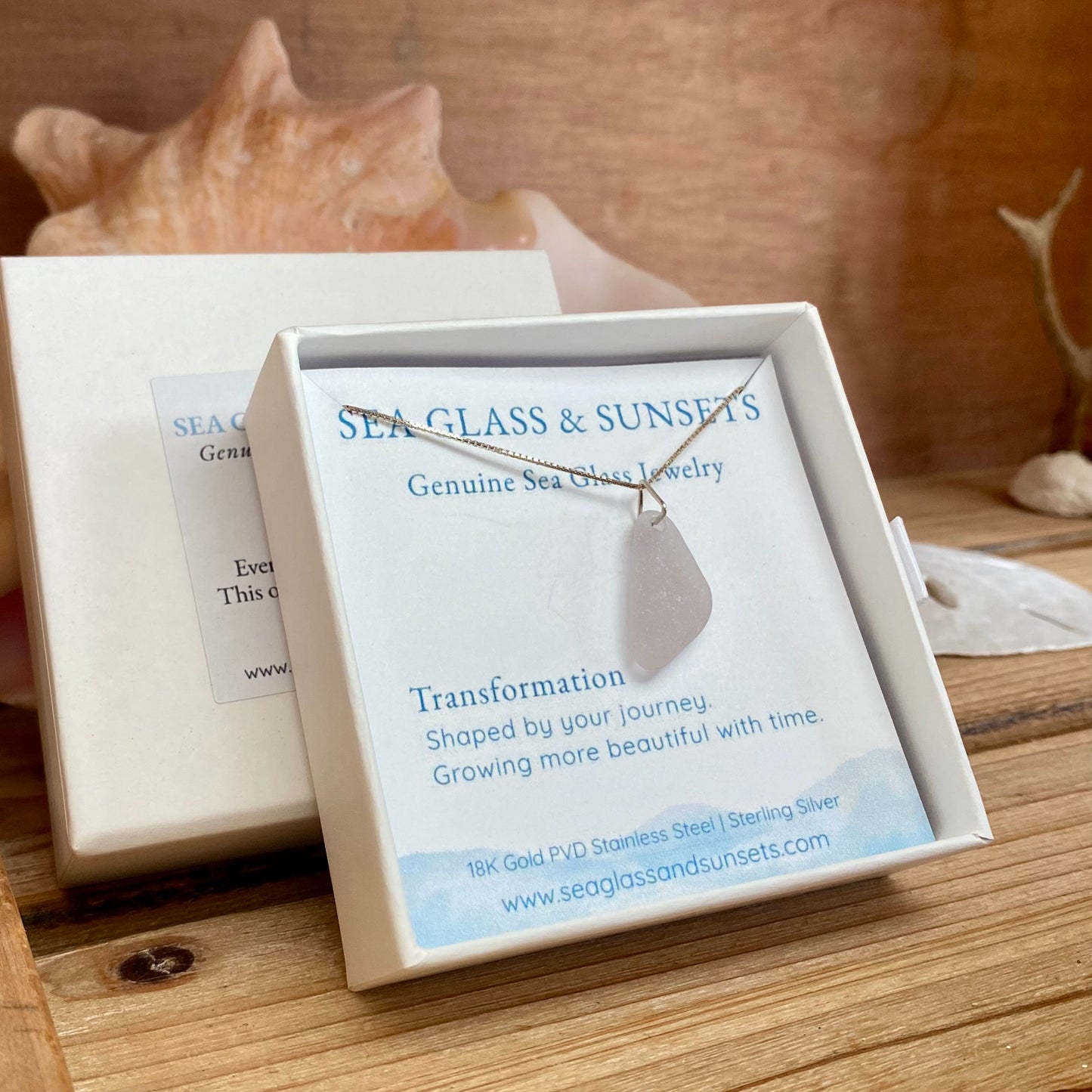 Lavender Tide – Rare Purple Sea Glass Pendant Necklace