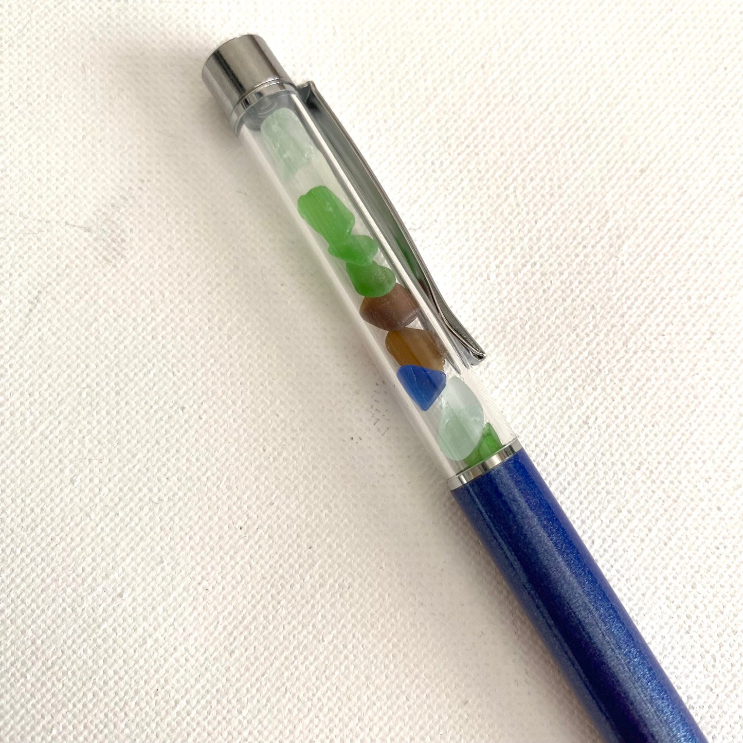 Sea Glass & Shell Pens