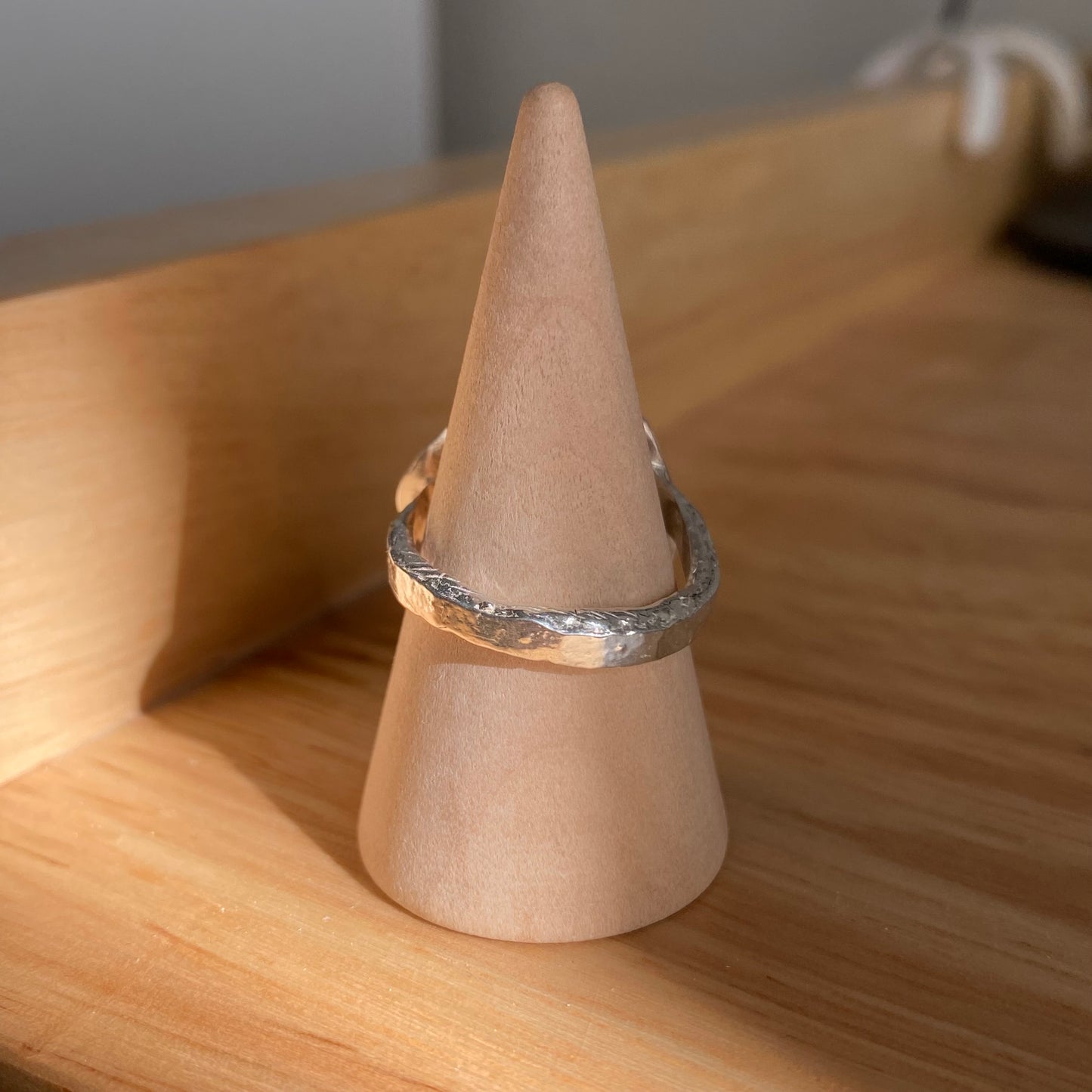 Rare Red Sea Glass Ring | One of a Kind | Size 7.5