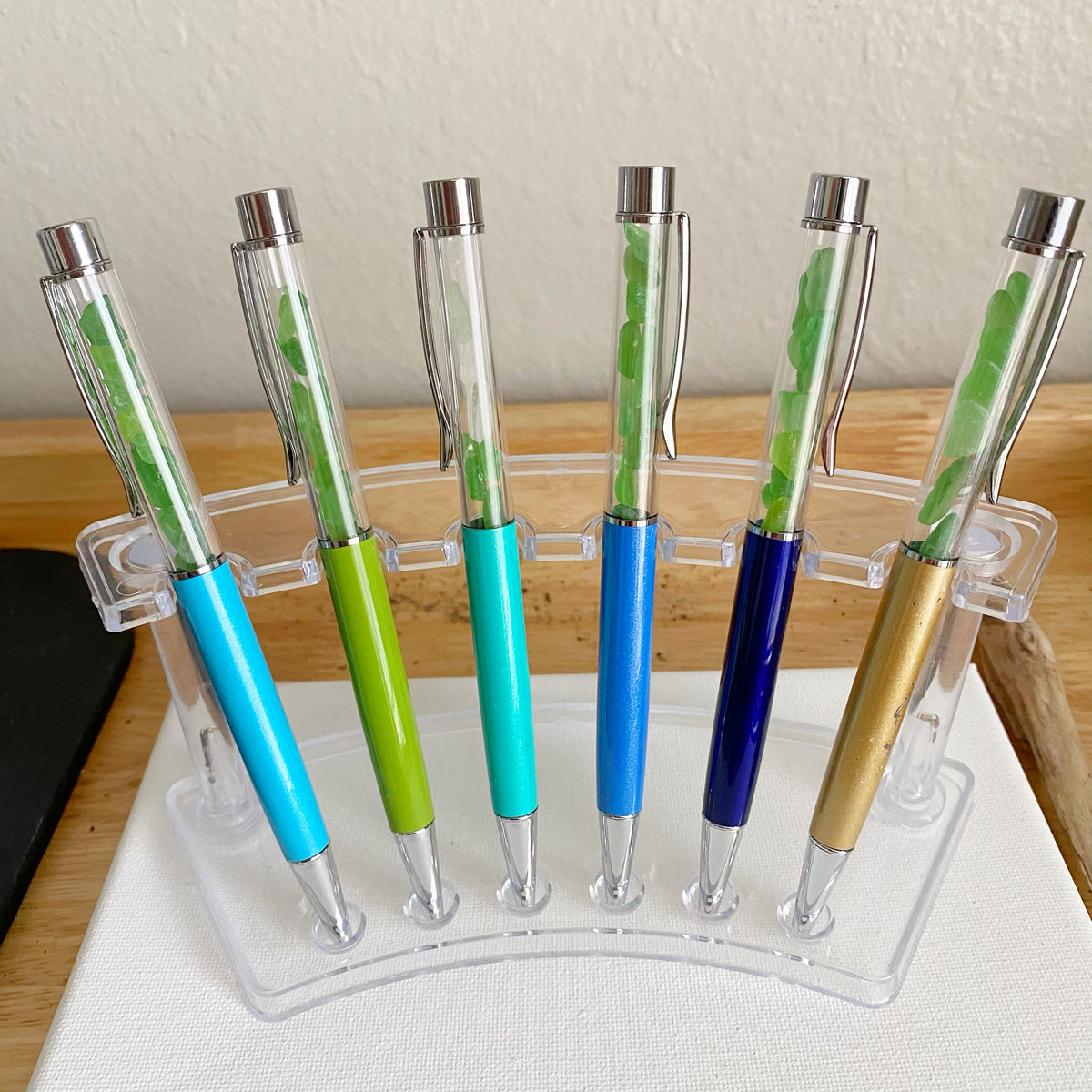 Clear Pen Display Stands – Set of 6 | $7