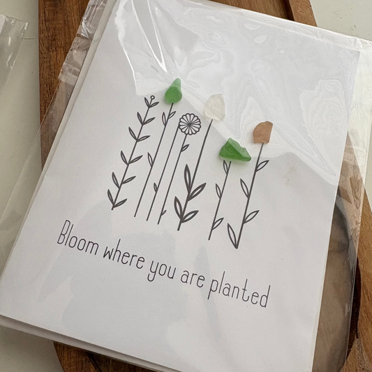 "Bloom Where You Are Planted" Greeting Card