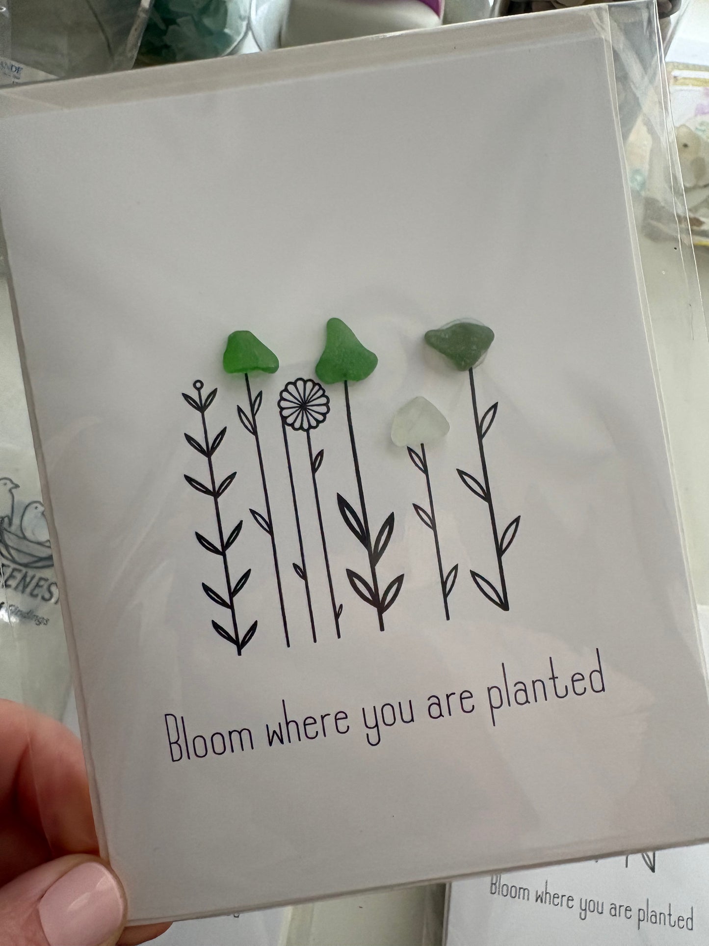 "Bloom Where You Are Planted" Greeting Card