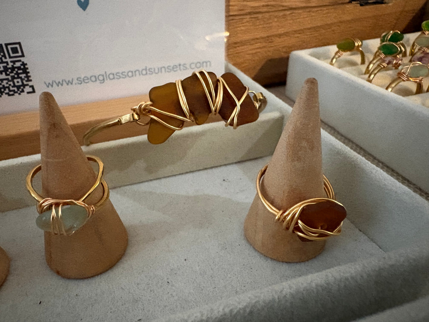 The Sea Glass Bar Bangle