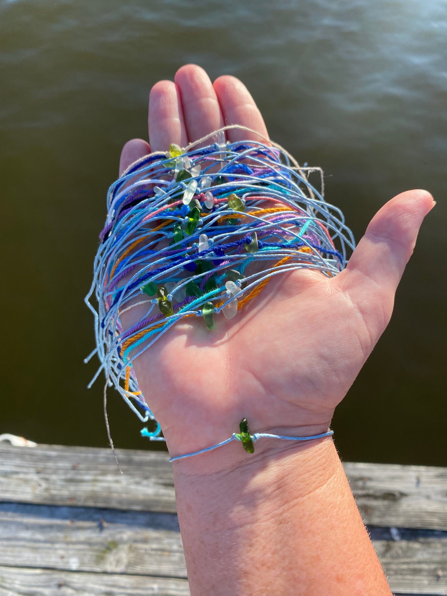 Sea Glass Wish Bracelet | New Beginning
