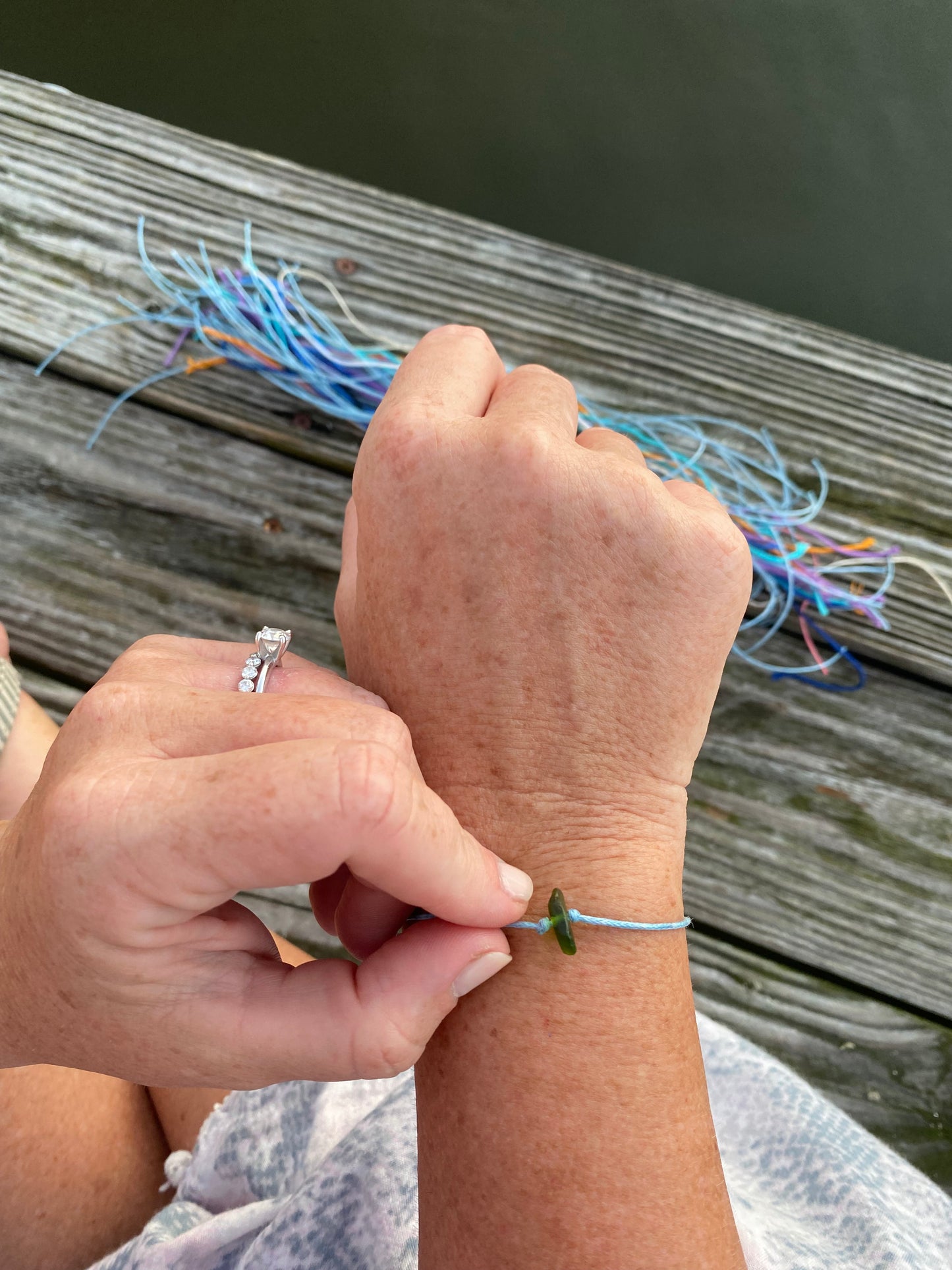 Sea Glass Wish Bracelet | New Beginning
