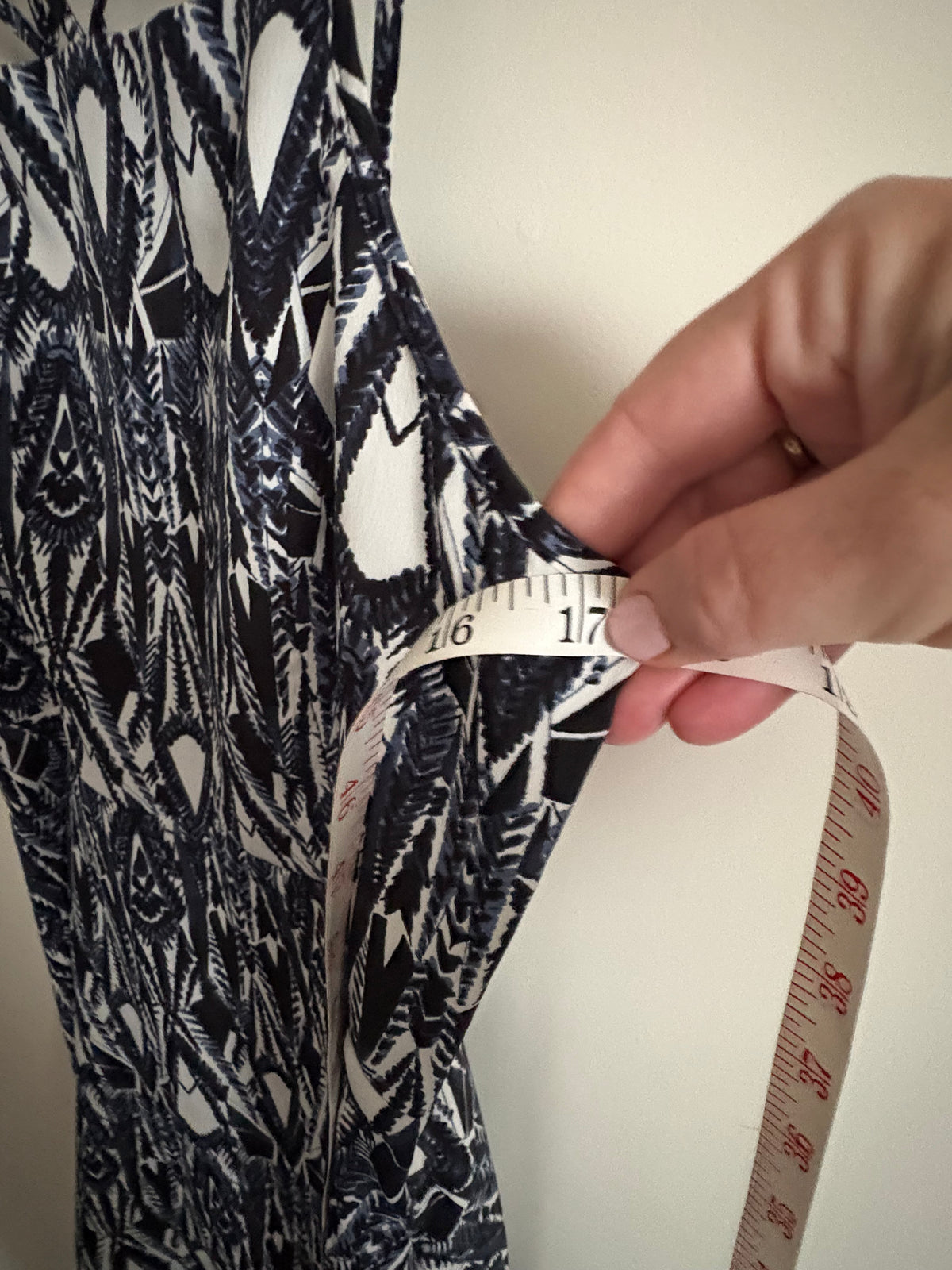 American Eagle Geometric Strappy Caged Back Dress Size 6