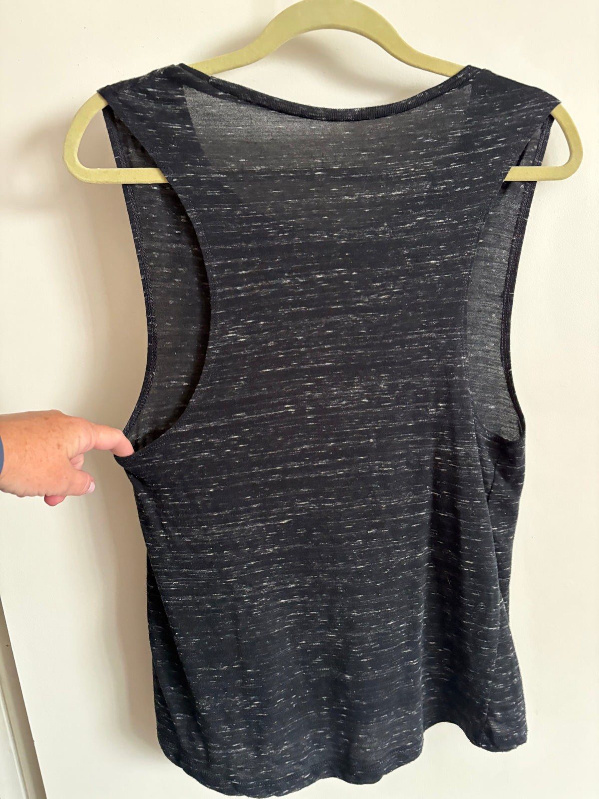 MIGDALIA Skeleton Mermaid Graphic Muscle Tank Black Size M