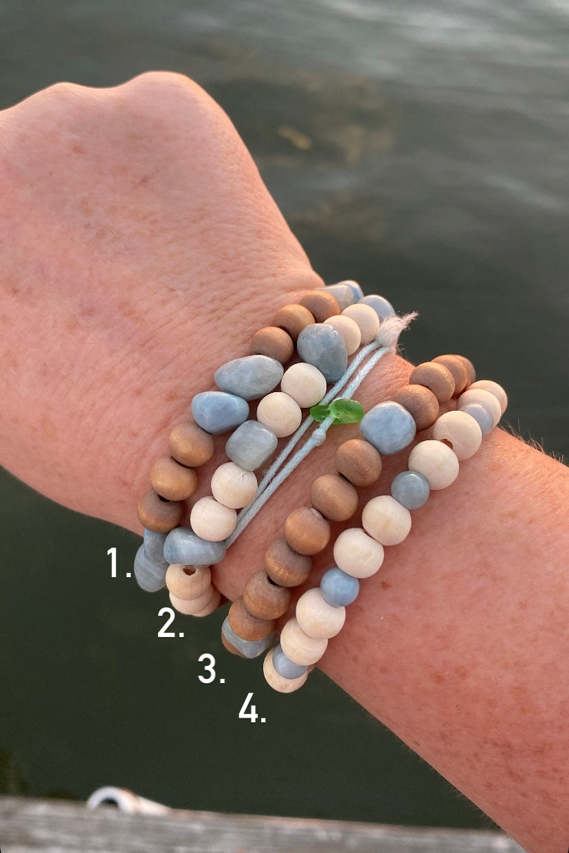 Sea Glass Wish Bracelet | New Beginning