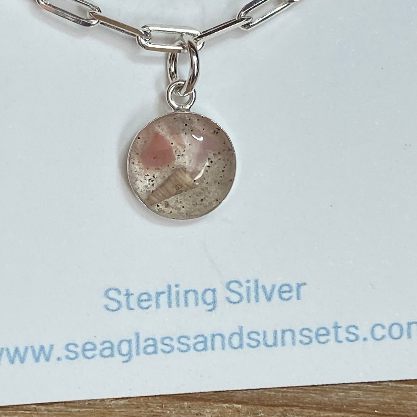 Dunedin, Florida Gulf Coast Sand Necklace | Sterling Silver