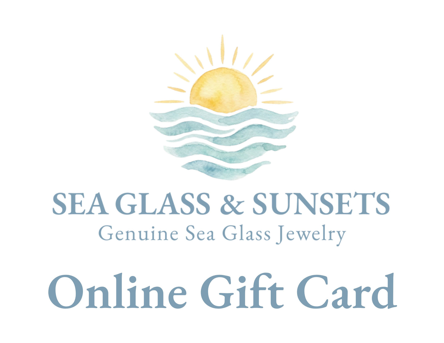 Sea Glass & Sunsets Online Gift Card