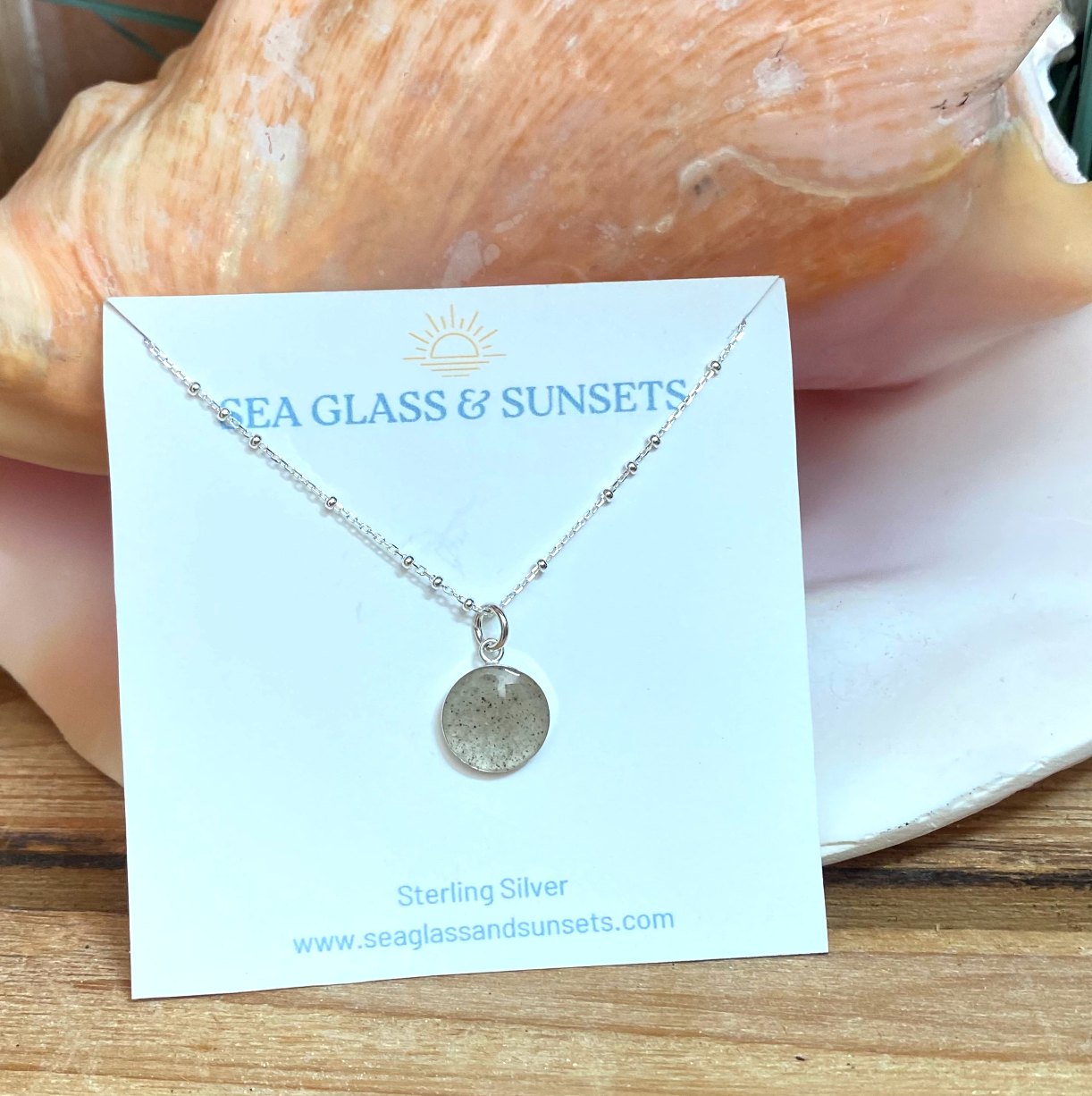 Dunedin, Florida Gulf Coast Sand Necklace | Sterling Silver