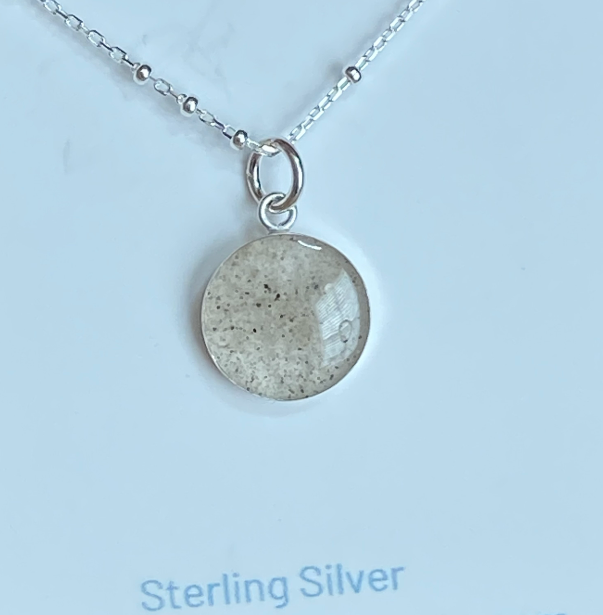 Dunedin, Florida Gulf Coast Sand Necklace | Sterling Silver