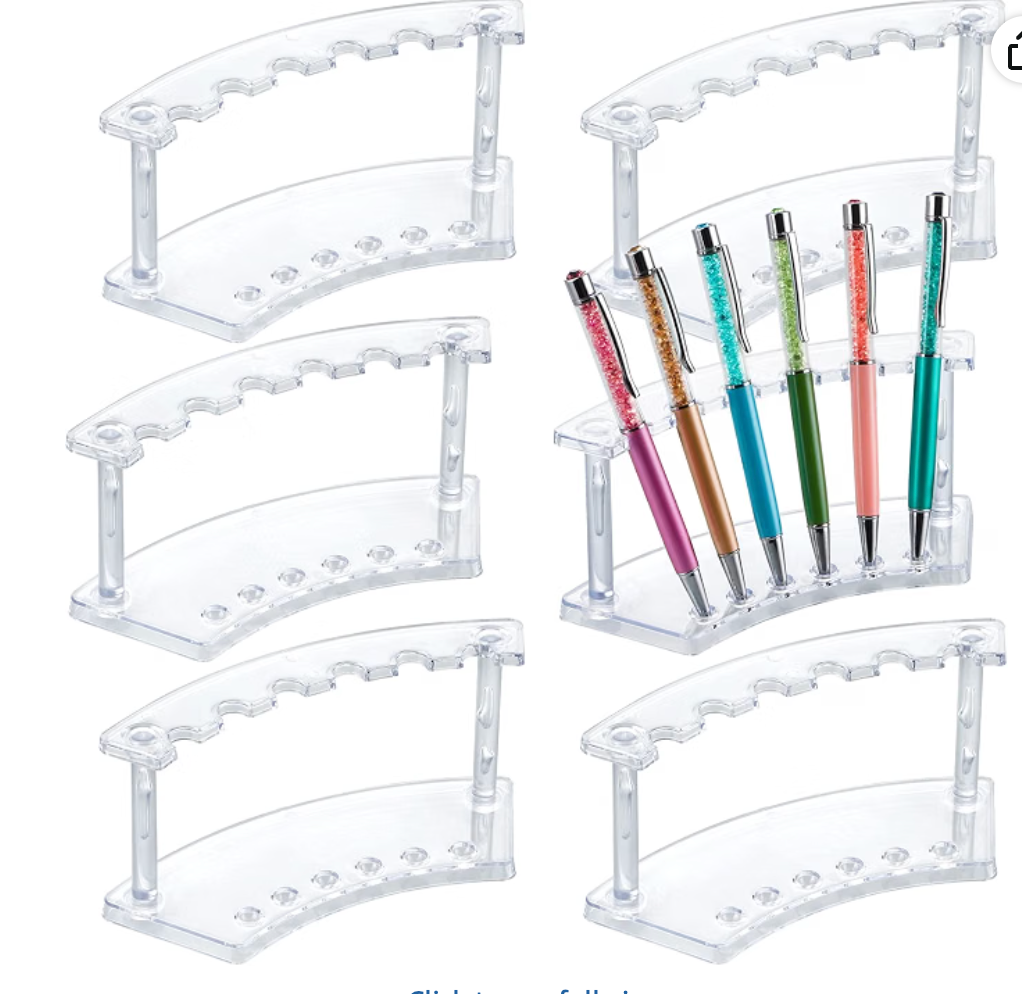 Clear Pen Display Stands – Set of 6 | $7