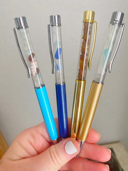 sea glass ballpoint pens
